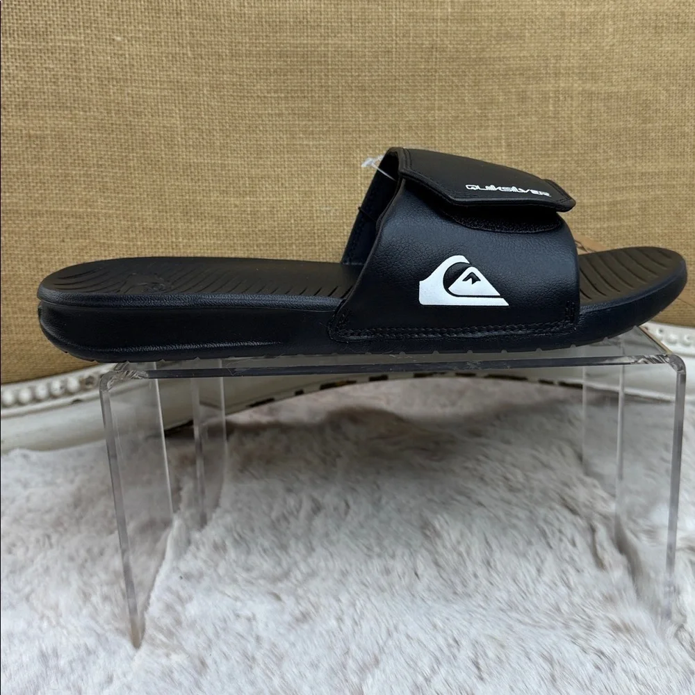 Quiksilver |  Black Coast Adjust Sandal, Size 9 NWT